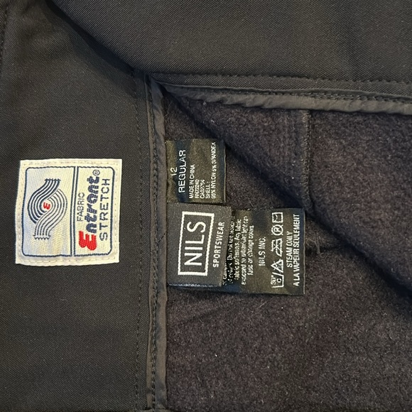 Nils Woman Black Insulated Ski Pants - Picture 6 of 10